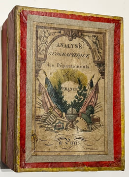 Analyse géographique des départements de la France.. [JEU DE CARTES/ CARDS GAME]