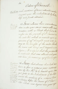Guernsey. Orders in Council.. [MANUSCRIT GUERNESEY/MANUSCRIPT GUERNSEY].