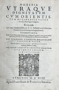 Notitia utraque, dignitatum, cum Orientis, tum Occidentis, ultra Arcadii Honoriique tempora.