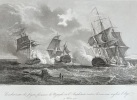 [Suite de 17 gravures figurant les batailles navales de la guerre d'indépendance américaine extraites de: / Suite of 17 engravings depicting the naval ...