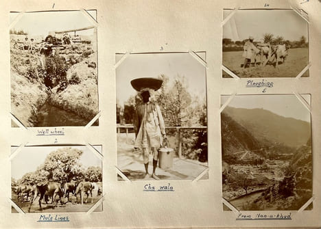 [Ensemble de 7 albums de photographies originales dun officier britannique en poste au Punjab en 1915/Set of 7 albums of original photographs of a ...