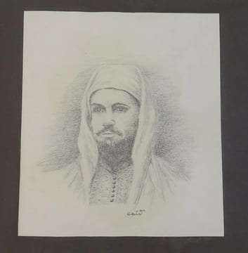 [ALBUM DE DESSINS ORIGINAUX D'AFRIQUE DU NORD/ALBUM OF ORIGINAL DRAWINGS FROM NORTH AFRICA].. undefined