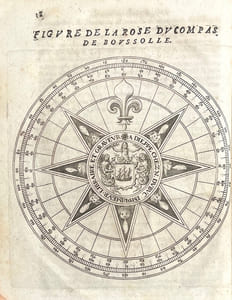 L'Art de naviguer perfectionné par la cognoissance de la variation de l'aimant. Ou Traicté de la variation de l'aiguille aimantée ou sont deduits cinq moyens de trouver de combien et de quel costé le compas manque en certains lieux à monstrer les veritables parties du Monde []