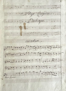 Atys, tragédie. [Copie manuscrite contemporaine / Contemporary handwritten copy].