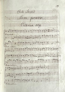 Atys, tragédie. [Copie manuscrite contemporaine / Contemporary handwritten copy].