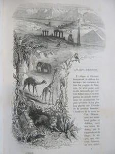Les murs et costumes de tous les peuples, d'après les documents les plus authentiques, les voyages les plus récents et des matériaux inédits. I. Afrique; II. Océanie.