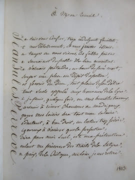 Recueil de poésies diverses.. [MANUSCRIT / MANUSCRIPT] PERREVE (Jean Jules).