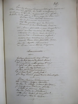 Recueil de poésies diverses.. [MANUSCRIT / MANUSCRIPT] PERREVE (Jean Jules).