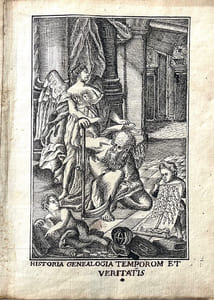 Historia Genealogia Temporom et veritatis [suivi d'un traité de mathématiques / followed by a mathematical treatise].