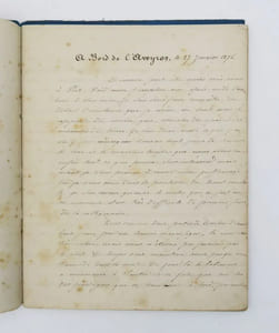 Lettres dAuguste. Pendant son voyage en Cochinchine.