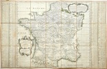 Carte de France, levée par ordre du Roy.. CASSINI (César-François), CASSINI (Jean Dominique).