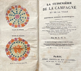 La cuisiniere de la campagne et de la ville ou nouvelle cuisine économique; contenant: Table des mets selon l'ordre du service...