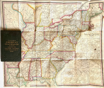 The American Traveller ; or guide through the united states. Contraining brief notices of the several states, cities, principal towns, canals and rail ...