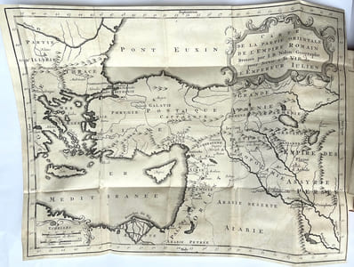Vie de l'Empereur Julien. Avec deux cartes géographiques dressées pour l'intelligence des évenemens qui y sont rapportés.