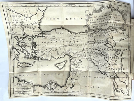 Vie de l'Empereur Julien. Avec deux cartes géographiques dressées pour l'intelligence des évenemens qui y sont rapportés.. [LA BLETERIE ...