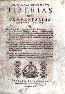 Tiberias Sive Commentarius masorethicus.