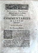 Tiberias Sive Commentarius masorethicus. par BUXTORF (Johannis). - Image 5