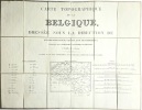 Carte topographique de la Belgique.. GERARD (Paul), VANDERMAELEN (Philippe), DE KEYSER (J. F.), DOMS (Pierre-Joseph), ONGERS (J.)