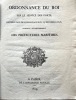 Ordonnance du Roi sur le service des Ports, en exécution de l'ordonnance du 27 décembre 1826, portant rétablissement des préfectures maritimes.. 