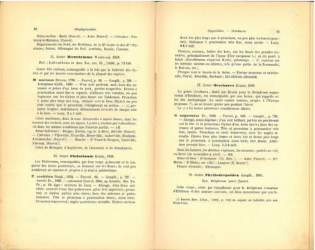 Faune des coléoptères du bassin de la Seine. Tome II. Staphylinoidea.. Sainte-Claire Deville, J. [L. Bedel]