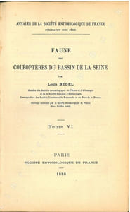 Faune des coléoptères du bassin de la Seine. Tome VI. Rhynchophora.