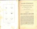 Glanures entomologiques ou recueil de notes monographiques, descriptions, critiques, remarques et synonymies diverses. 2 cahiers en 1 volume.. ...