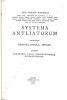 Systema Antliatorum secundum ordines, genera, species adietis synonymis, locis, observationibus, descriptionibus.. Fabricius, Johann Christian