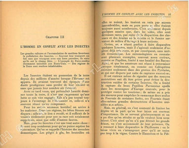 Les insectes et l'homme.