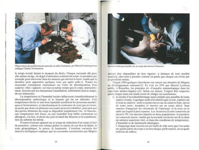 Les insectes dans l'enquête policière.