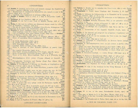 Entomologia, catalogue 152, 80° année.. Anonyme,