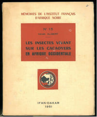 Les insectes vivant sur les cacaoyers en Afrique occidentale.