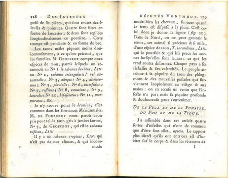 Notice des insectes de la France réputés venimeux. Tirée des écrits des naturalistes, des médecins et de l'observation.. Amoreux, Pierre Joseph