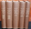 Insetos do Brasil, 10 volumes bound in 5 volumes.. Costa Lima, A. da
