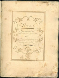 Roesel, introduction à la 3° classe des papillons de nuit ou description abrégée des caractères qui distinguent les chenilles, chrisalides et papillons de cette classe.