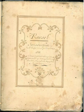 Roesel, introduction à la 3° classe des papillons de nuit ou description abrégée des caractères qui distinguent les chenilles, chrisalides et ...