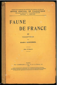 Faune de France. 42. Psocoptères.
