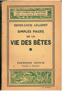 Simples pages de la vie des bêtes.