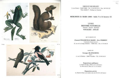 Livres. Histoire naturelle, poissons, oiseaux, botanique, voyages, atlas.