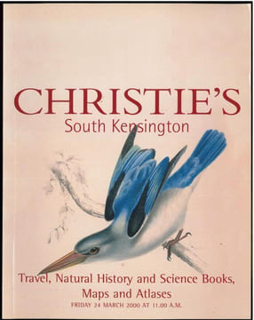 Travel, natural history and science books, maps and atlases.. Anonyme,, [Christie’s]