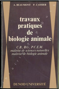 Travaux pratiques de biologie animale.