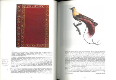 Important natural history books and atlases.