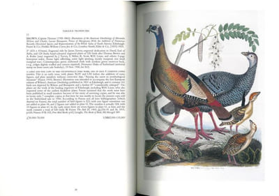 Important natural history books and atlases.