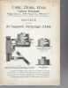 Three Carl Zeiss advertisement/instruction pamphlets: Notice sur l’emploi de l’appareil d’éclairage d’Abbe / Grande chambre de Microphotographie / ...