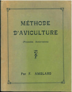 Méthode d'aviculture (procédés américains).