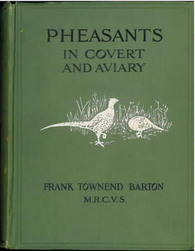 Pheasants in covert and aviary.. Barton, Frank Townend