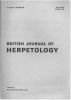 British Journal of Herpetology, vol. 6, n° 8 à 12.. British Journal of Herpetology,