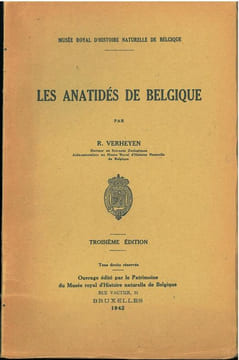 Les anatidés de Belgique.. Verheyen, René