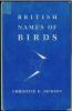 British names of birds.. Jackson, C.E.