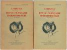 L'Oiseau et la Revue Française d'Ornithologie. Vol. XXIII : n° 1 à 4.. L'Oiseau et la Revue Française d'Ornithologie,