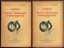 L'Oiseau et la Revue Française d'Ornithologie. Vol. XXI : n° 1 à 4.. L'Oiseau et la Revue Française d'Ornithologie,